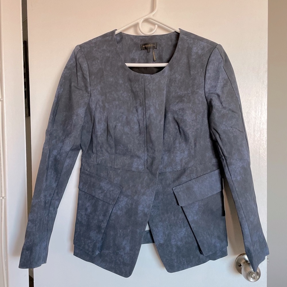 Donna Karan NY Zip Tie Dye Blazer - Size 8